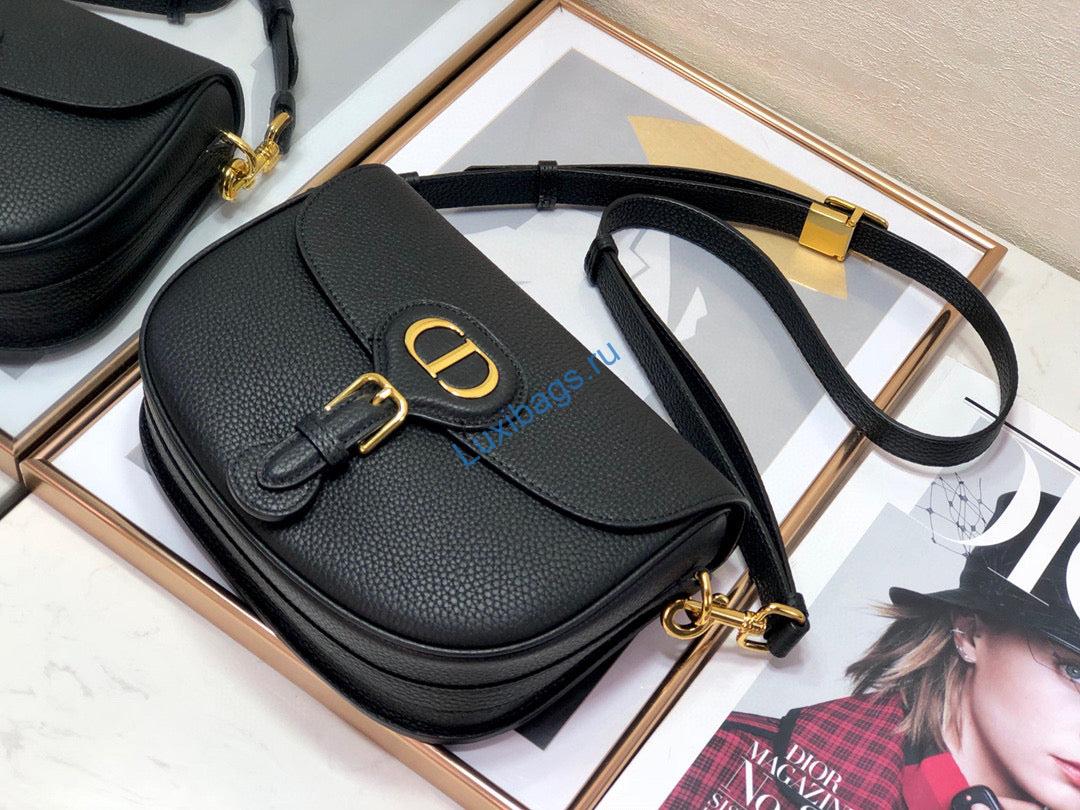 Dior M9319 Medium Bobby Bag Black Grained Calfskin | dior m9319 medium bobby bag black grained calfskin 5