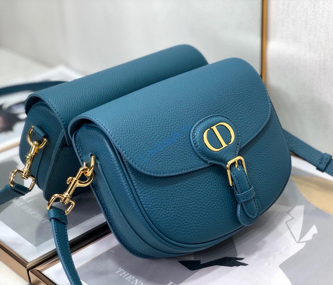 Dior M9319 Medium Bobby Bag Blue Grained Calfskin | dior m9319 medium bobby bag blue grained calfskin 2