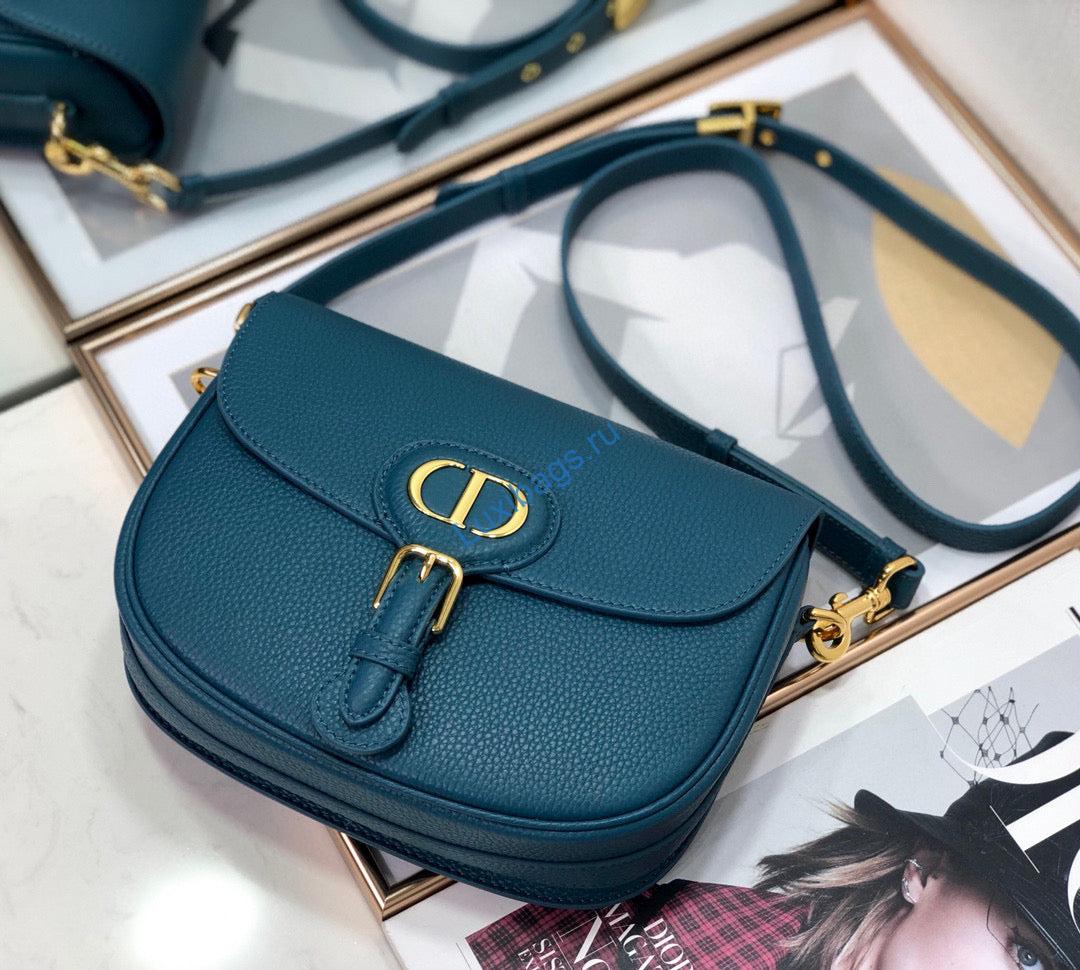Dior M9319 Medium Bobby Bag Blue Grained Calfskin | dior m9319 medium bobby bag blue grained calfskin 5