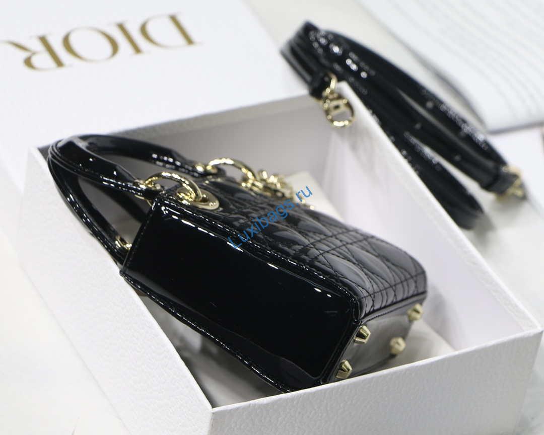 dior micro lady dior bag s0856 black patent cannage lambskin 6 Dior MICRO LADY Dior Bag S0856 Black Patent Cannage Lambskin | dior micro lady dior bag s0856 black patent cannage lambskin 007