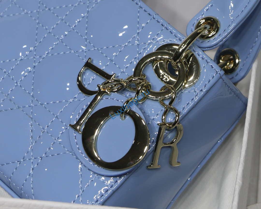 dior micro lady dior bag s0856 blue patent cannage lambskin 2 Dior MICRO LADY Dior Bag S0856 Blue Patent Cannage Lambskin | dior micro lady dior bag s0856 blue patent cannage lambskin 003