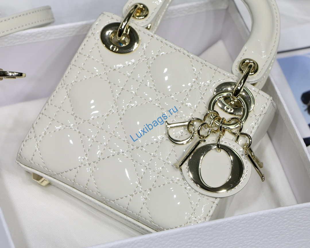 dior micro lady dior bag s0856 white patent cannage lambskin 1 Dior MICRO LADY Dior Bag S0856 White Patent Cannage Lambskin | dior micro lady dior bag s0856 white patent cannage lambskin 002