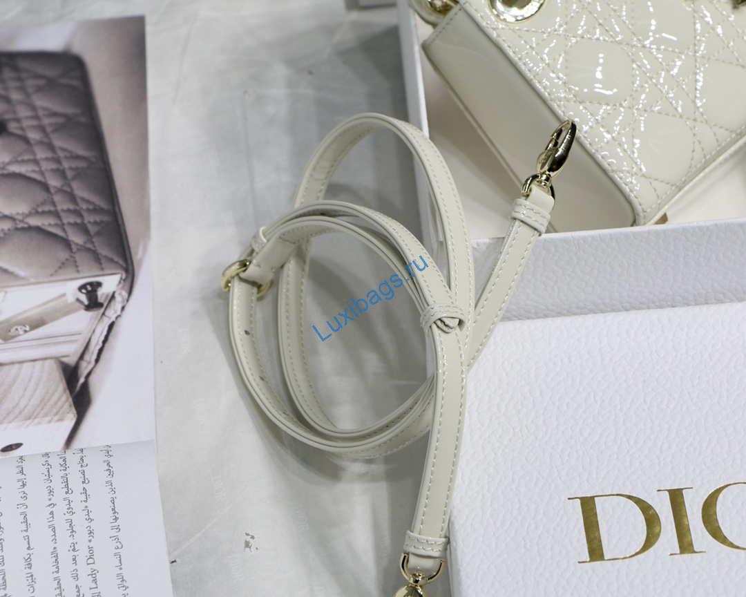 dior micro lady dior bag s0856 white patent cannage lambskin 5 Dior MICRO LADY Dior Bag S0856 White Patent Cannage Lambskin | dior micro lady dior bag s0856 white patent cannage lambskin 006