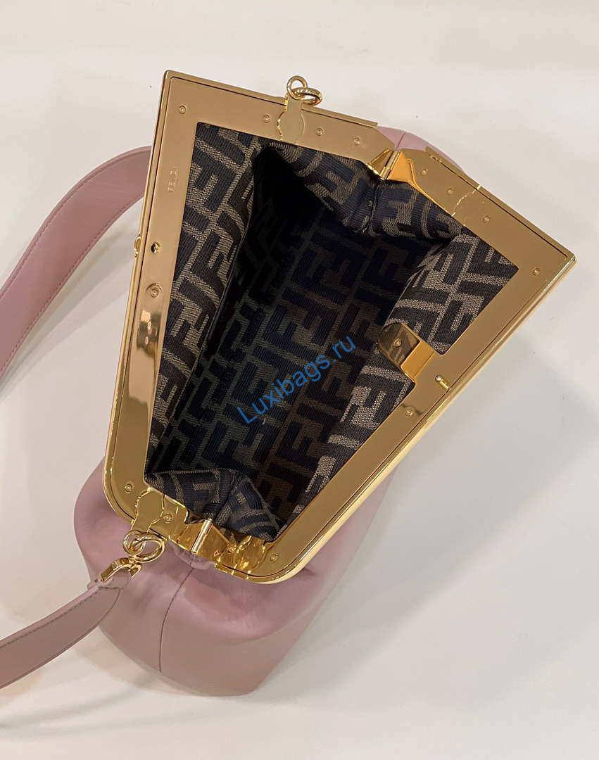 Fendi 8BP127 FENDI FIRST Medium Pink leather bag | fendi 8bp127 fendi first medium pink leather bag 009