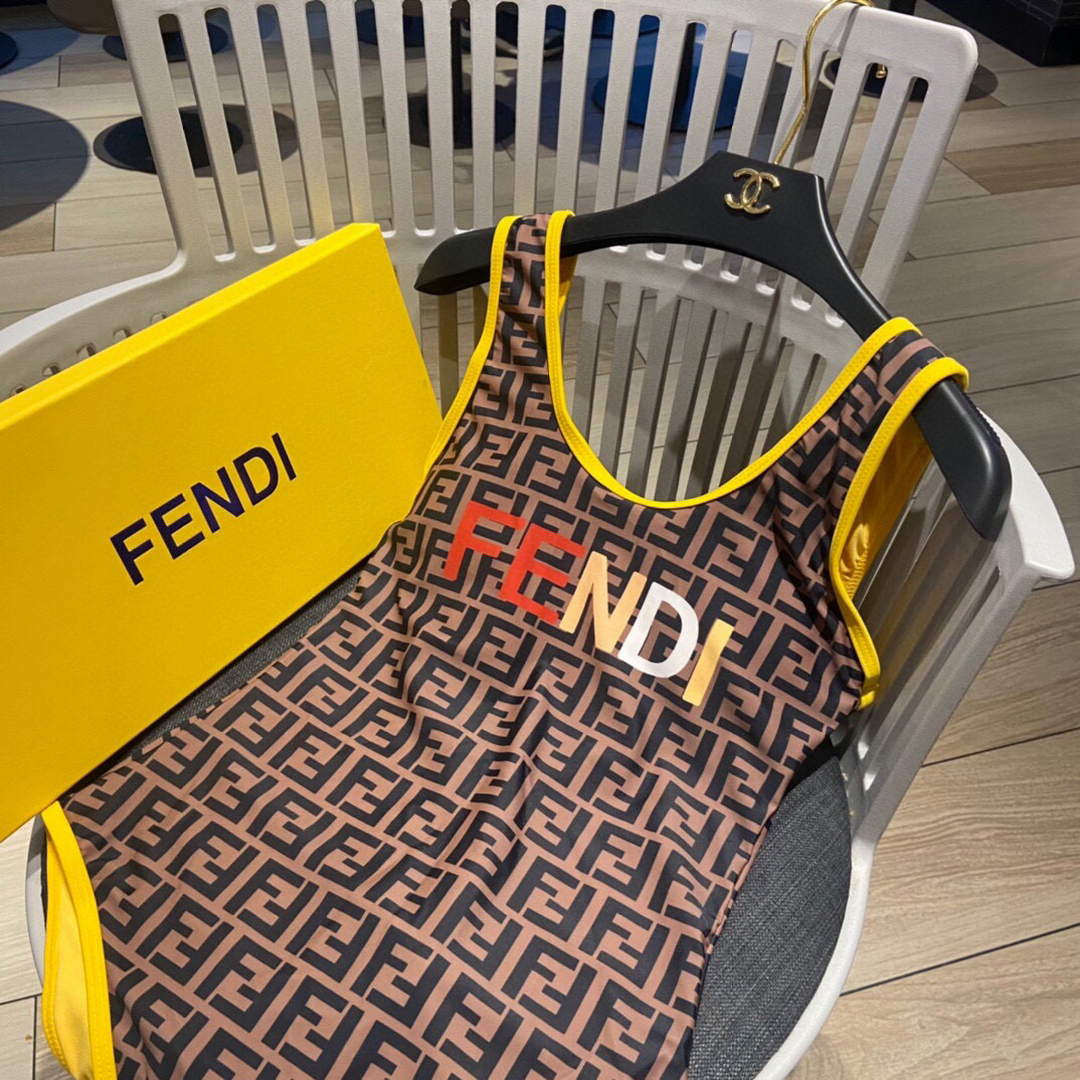Fendi Women's swimsuit with Fendi Bikini FXB970 | fendi womens bikini swimsuit 023