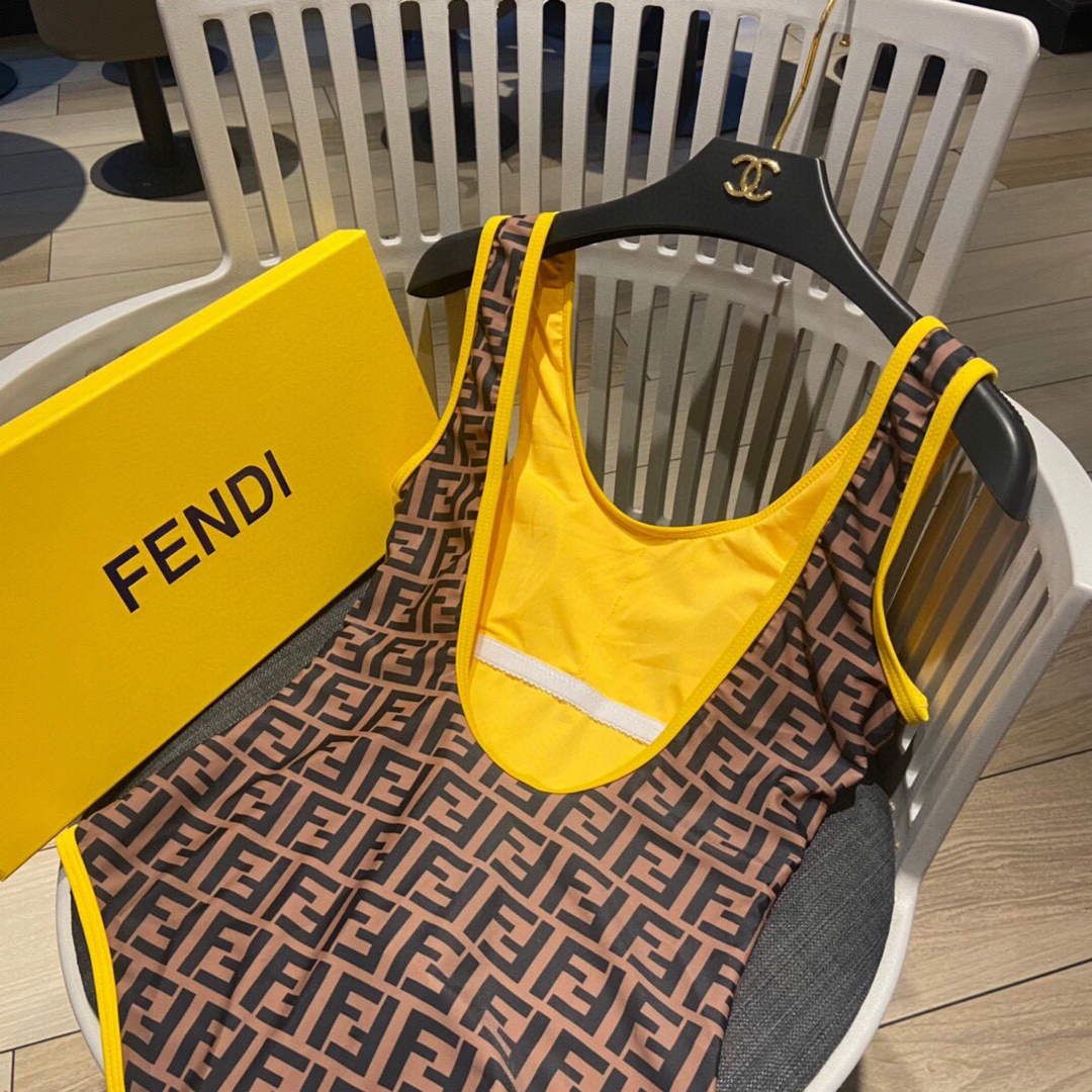 Fendi Women's swimsuit with Fendi Bikini FXB970 | fendi womens bikini swimsuit 024