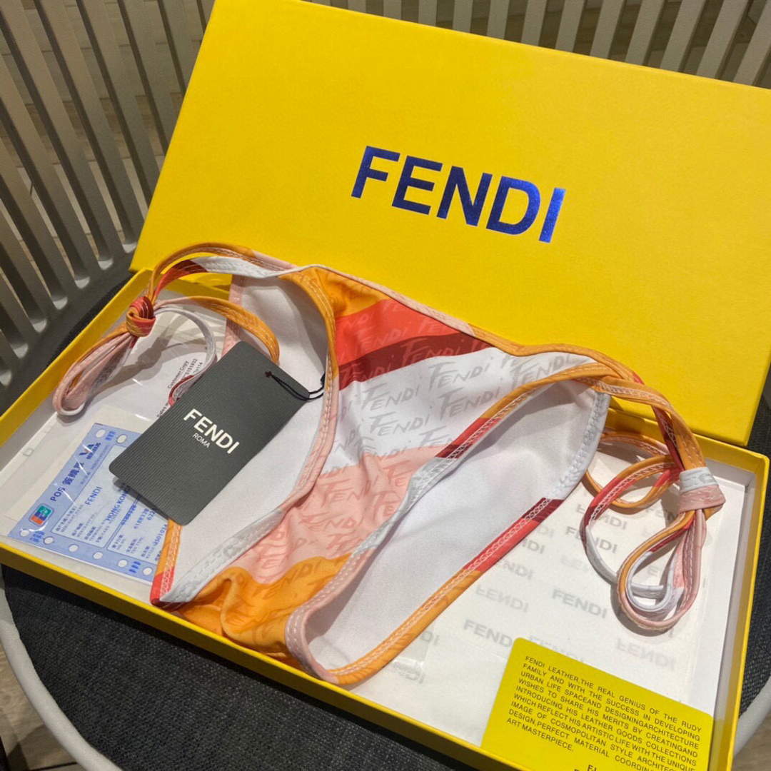 Fendi Women's Lycra® Bikini Swimsuit FXB962 | fendi womens lycra bikini swimsuit 022