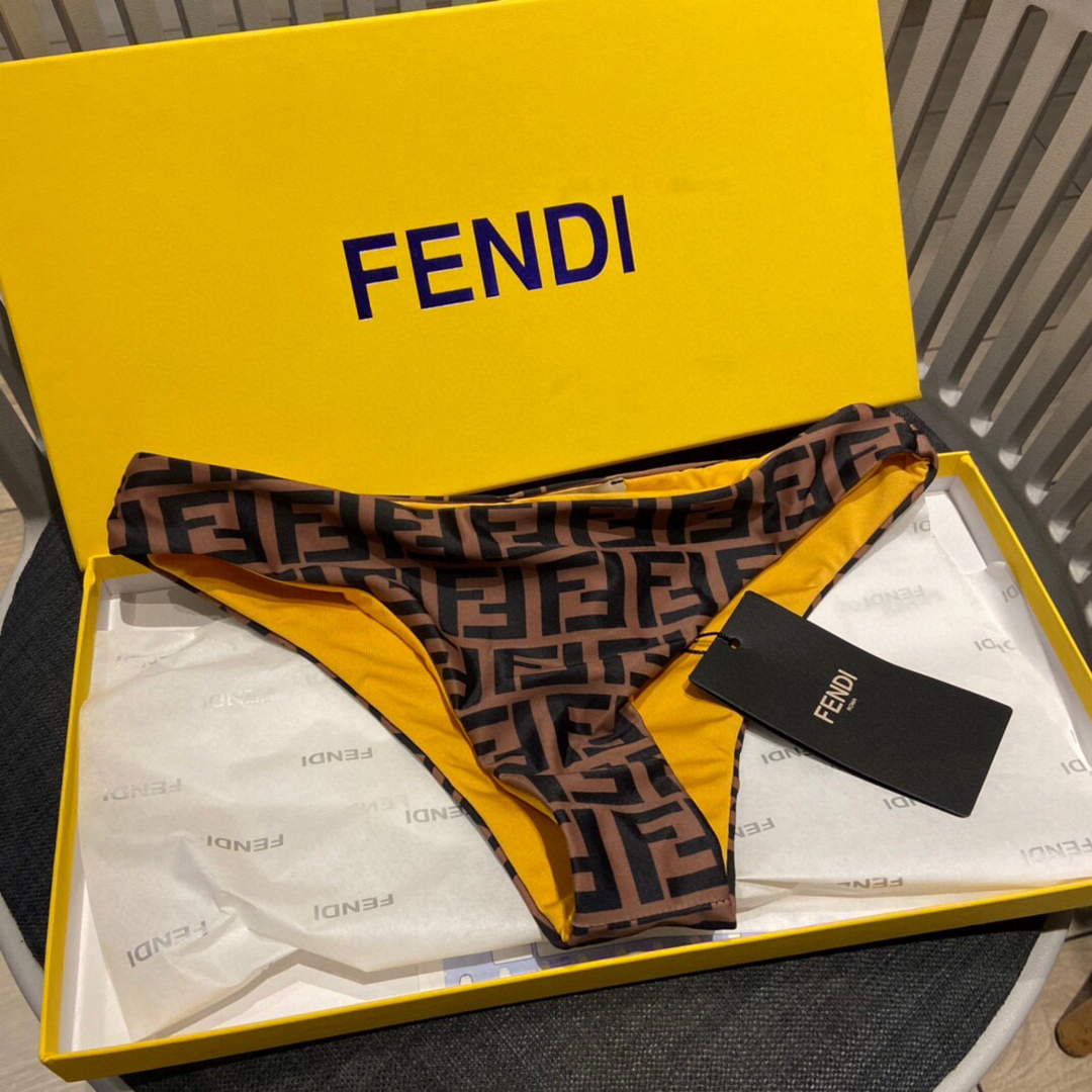 Fendi Women's Lycra® Bikini Swimsuit FXB964 | fendi womens lycra bikini swimsuit 044