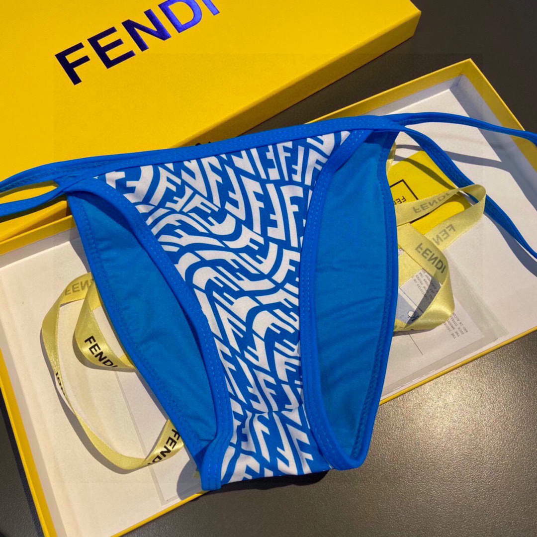 Fendi Women's Lycra® Bikini Swimsuit FXB966 | fendi womens lycra bikini swimsuit 063