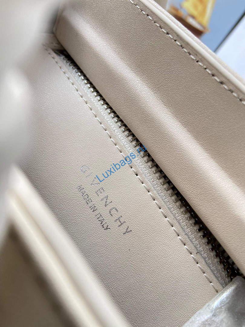 Givenchy BB50J0B00D Mini Antigona Lock Bag in Box Leather Beige | givenchy bb50j0b mini antigona lock bag in box leather 066
