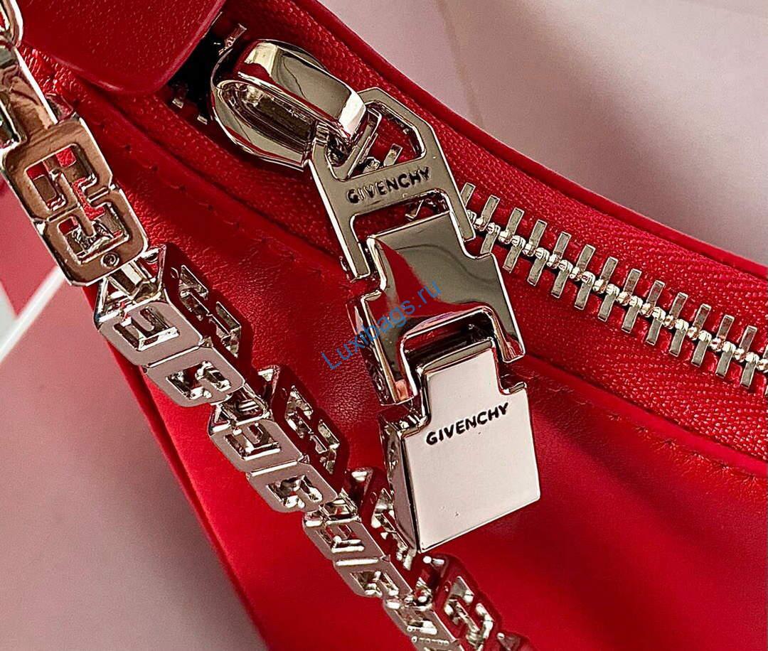 Givenchy BB50LGB1A4 Small Moon Cut Out bag in Leather Red | givenchy bb50lgb small moon cut out bag in leather 008