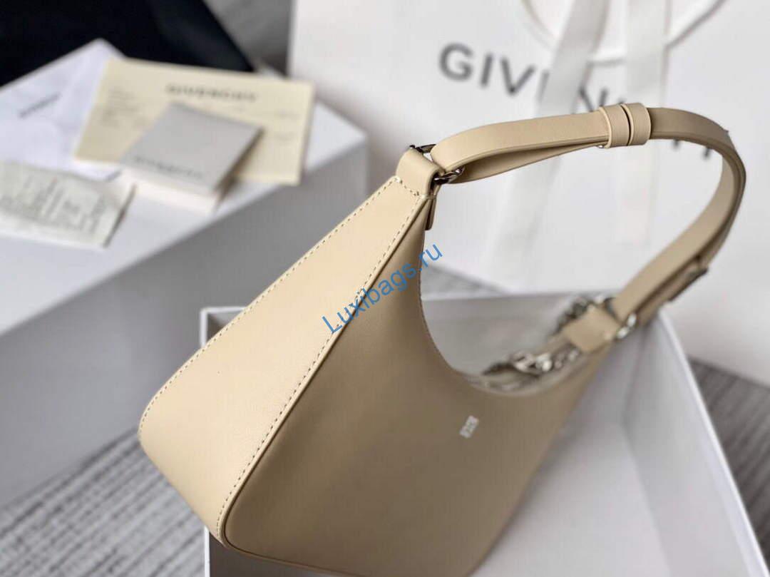 Givenchy BB50LGB1A4 Small Moon Cut Out bag in Leather Beige | givenchy bb50lgb small moon cut out bag in leather 024