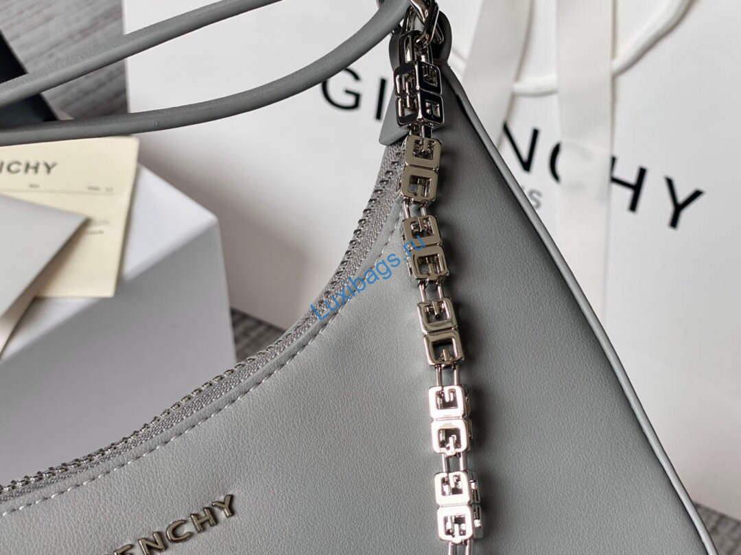 Givenchy BB50LGB1A4 Small Moon Cut Out bag in Leather Gray | givenchy bb50lgb small moon cut out bag in leather 045