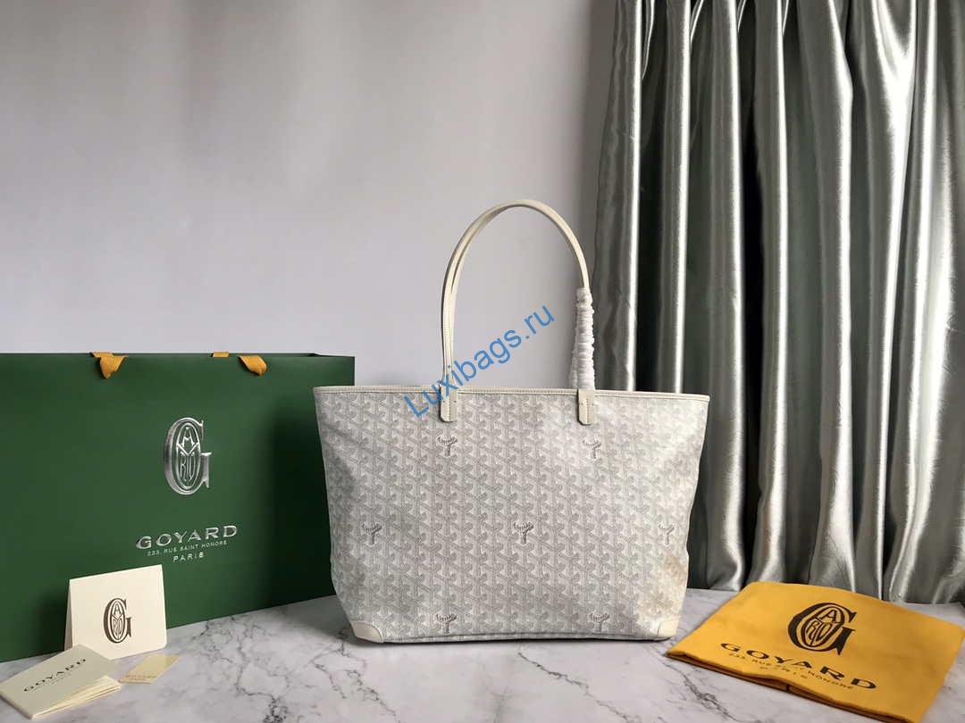 Goyard MMLTY01CL03P Artois MM Bag White | goyard mmlty01cl03p artois mm bag 093