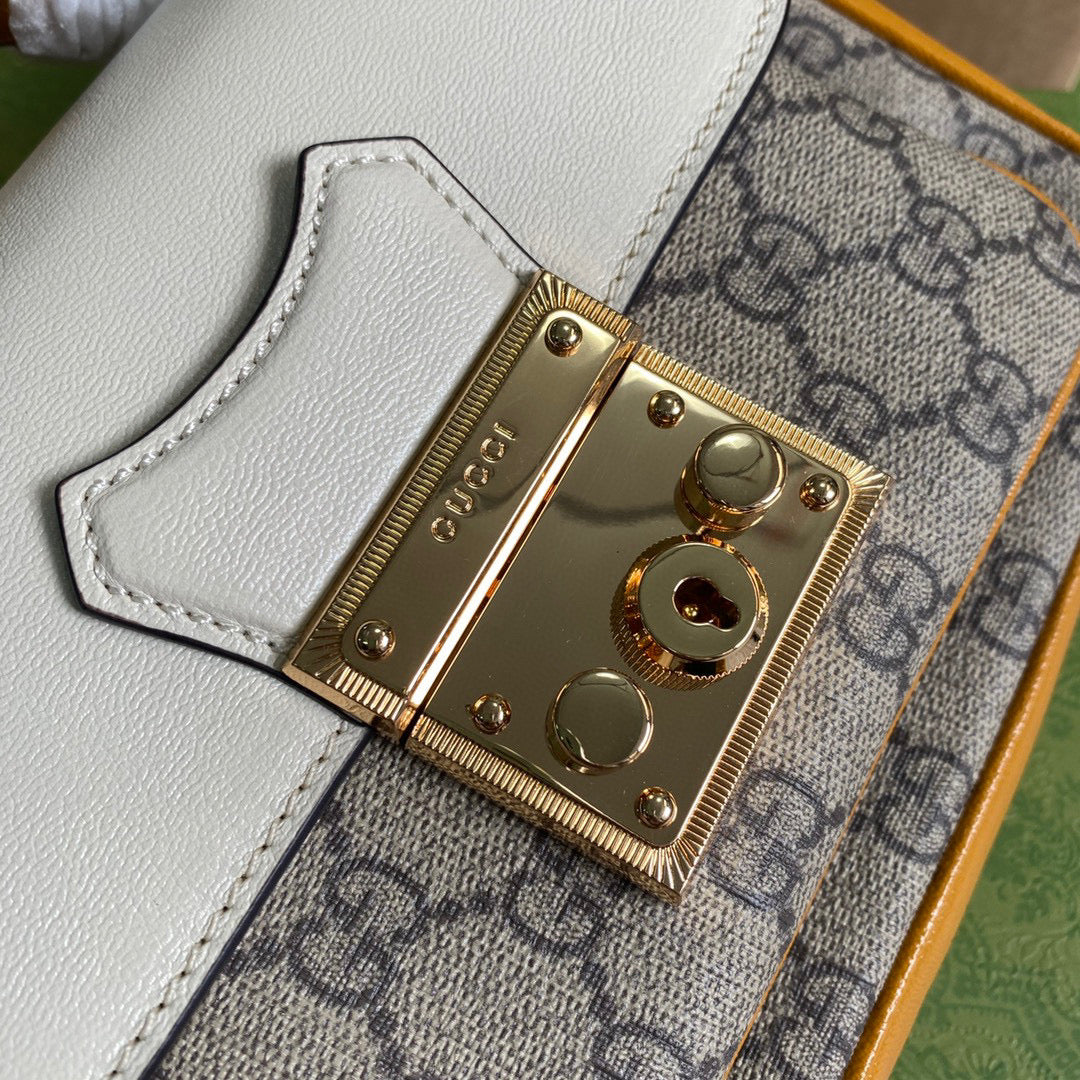 Gucci 658487 Padlock Mini Bag Beige | gucci 658487 padlock mini bag 14