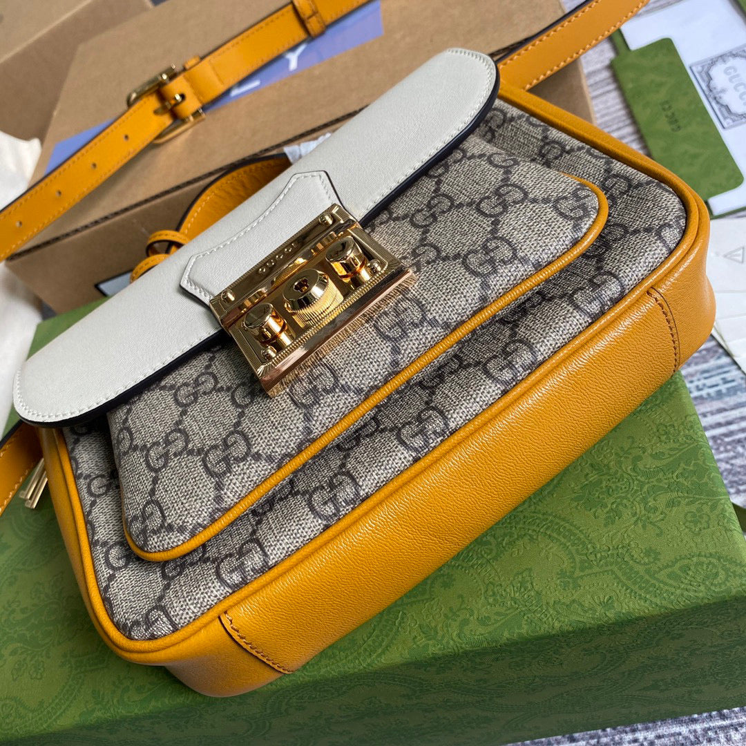 Gucci 658487 Padlock Mini Bag Beige | gucci 658487 padlock mini bag 15