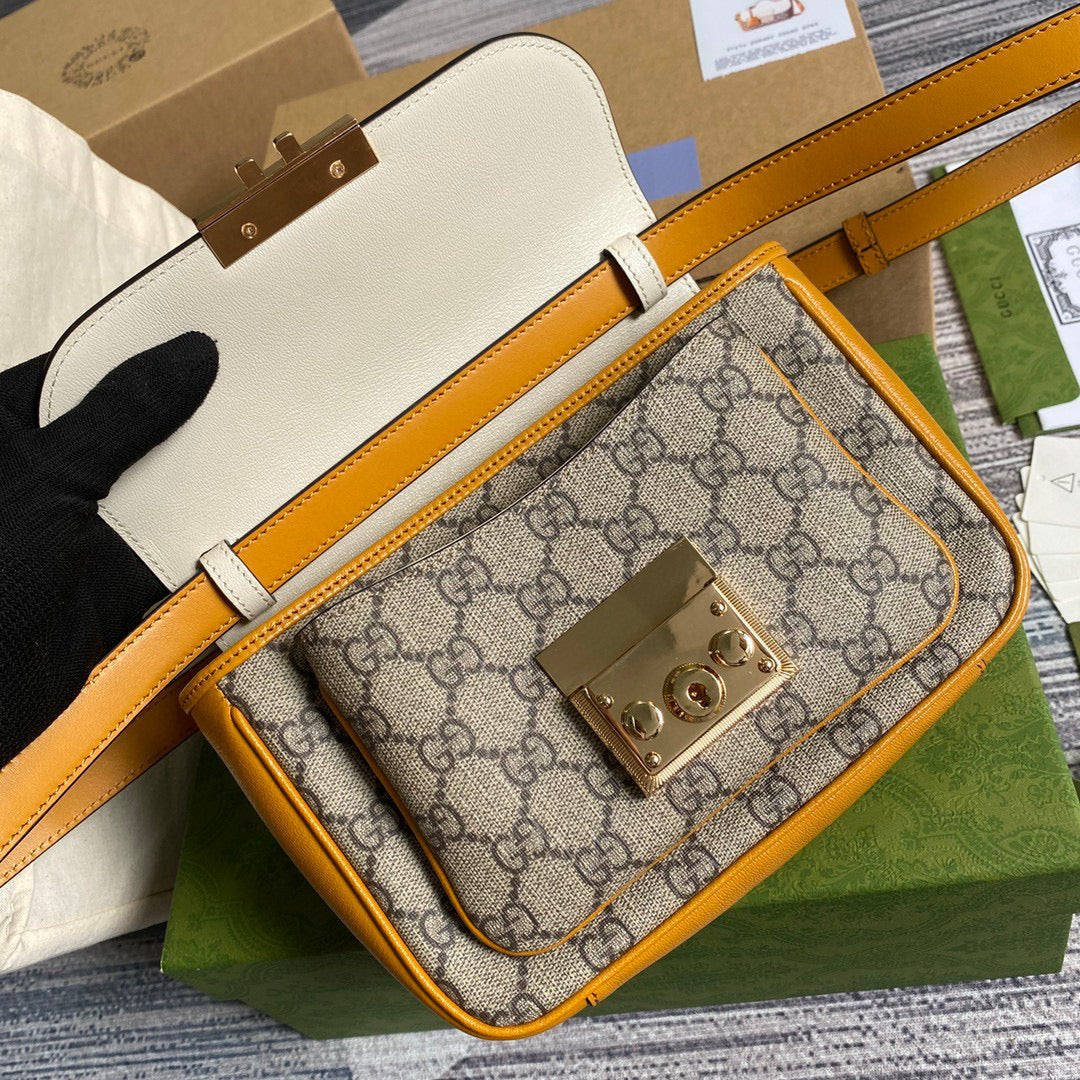 Gucci 658487 Padlock Mini Bag Beige | gucci 658487 padlock mini bag 16