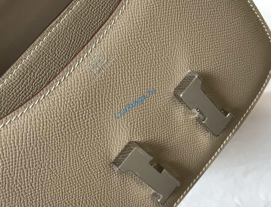 Hermes Constance Shoulder Bags Epsom Leather Silver H28415 | hermes constance shoulder bags epsom leather silver h28415 0007