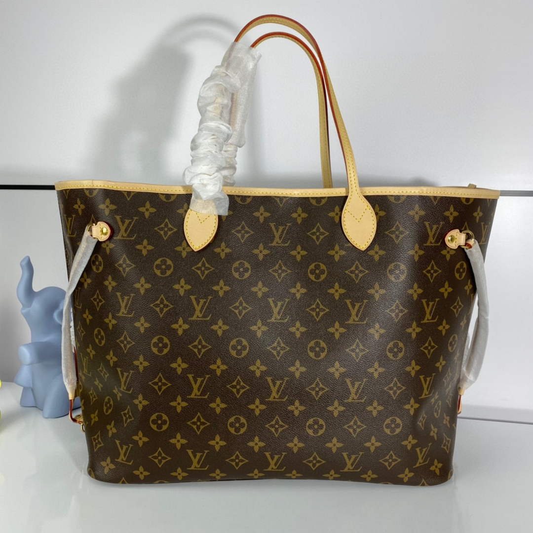 Louis Vuitton LV M40990 Neverfull GM Bag Beige | louis vuitton lv m40990 neverfull gm bag apricot 02