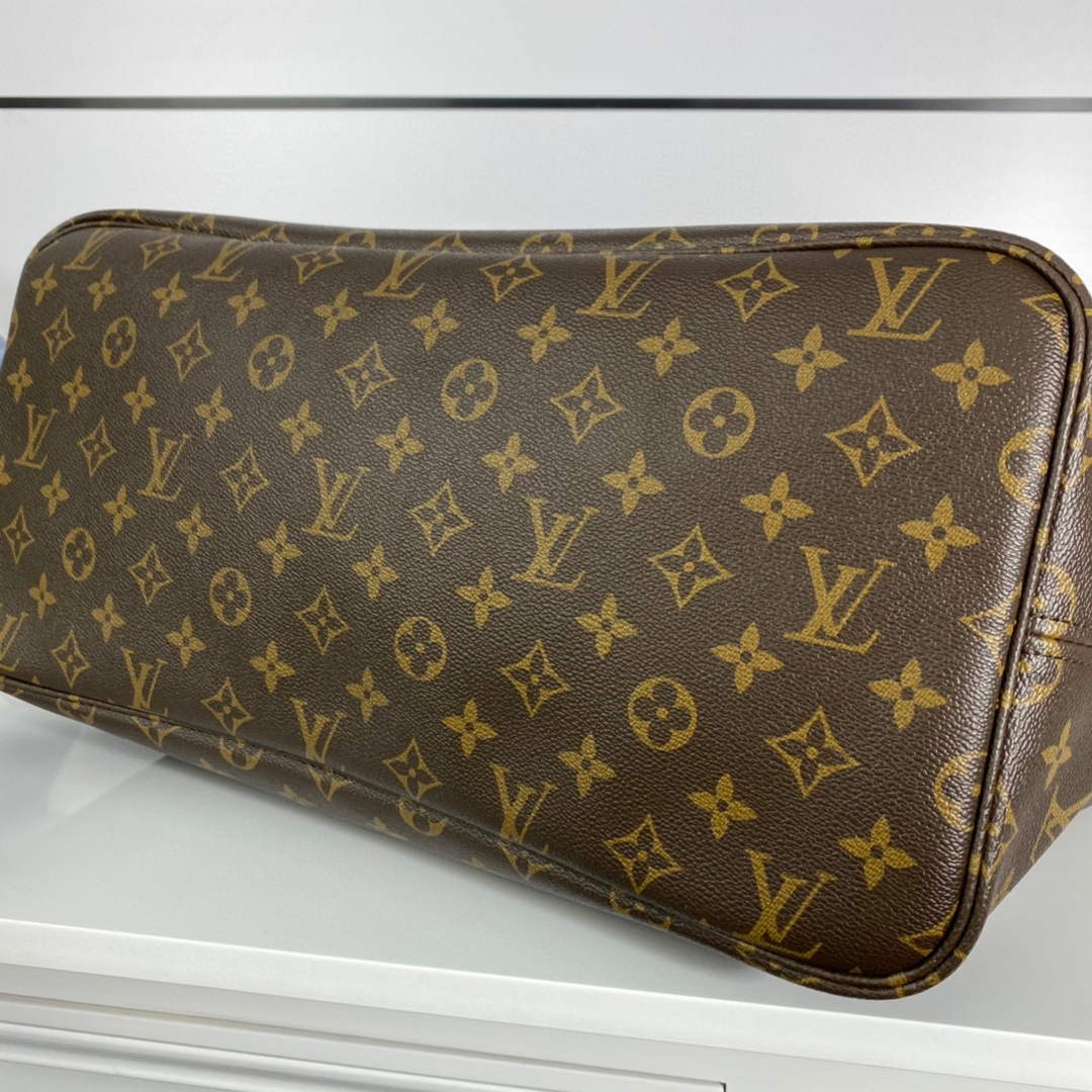 Louis Vuitton LV M40990 Neverfull GM Bag Beige | louis vuitton lv m40990 neverfull gm bag apricot 03