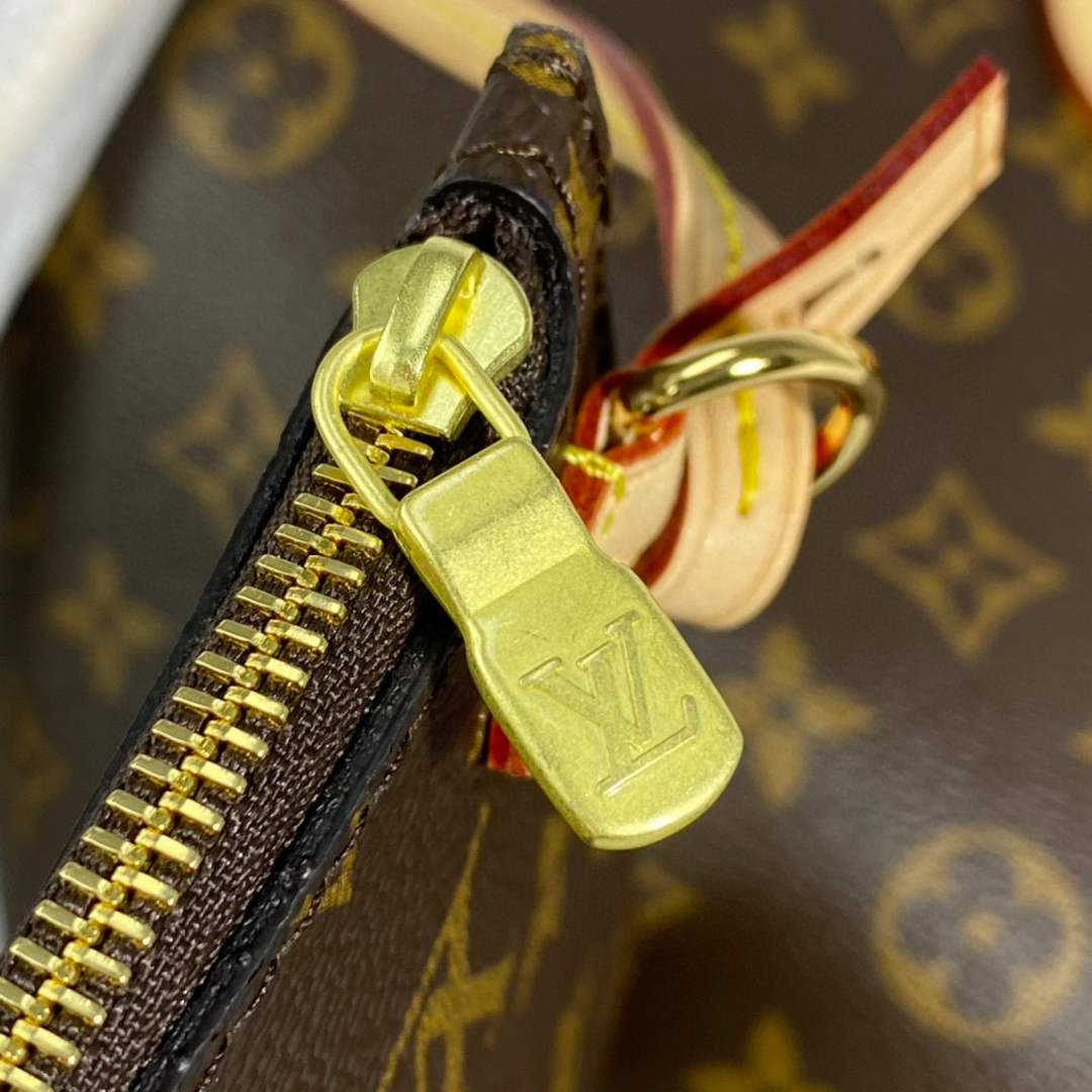 Louis Vuitton LV M40990 Neverfull GM Bag Beige | louis vuitton lv m40990 neverfull gm bag apricot 05
