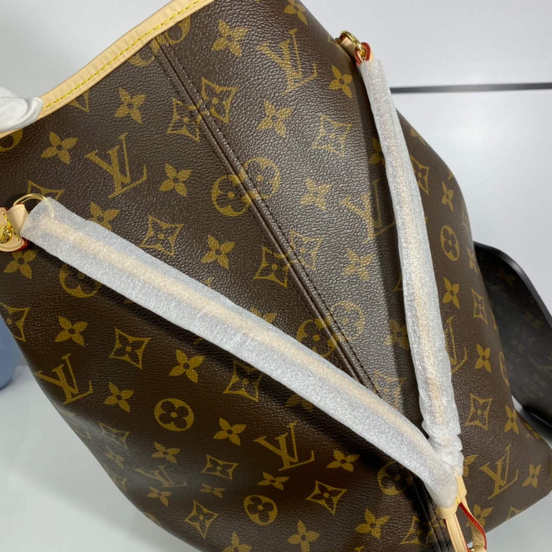 Louis Vuitton LV M40990 Neverfull GM Bag Beige | louis vuitton lv m40990 neverfull gm bag apricot 06