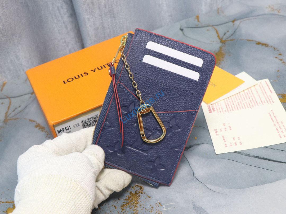 Louis Vuitton LV M69420 Card Holder Recto Verso Monogram Navy Blue | louis vuitton lv m69420 card holder recto verso monogram navy blue 03