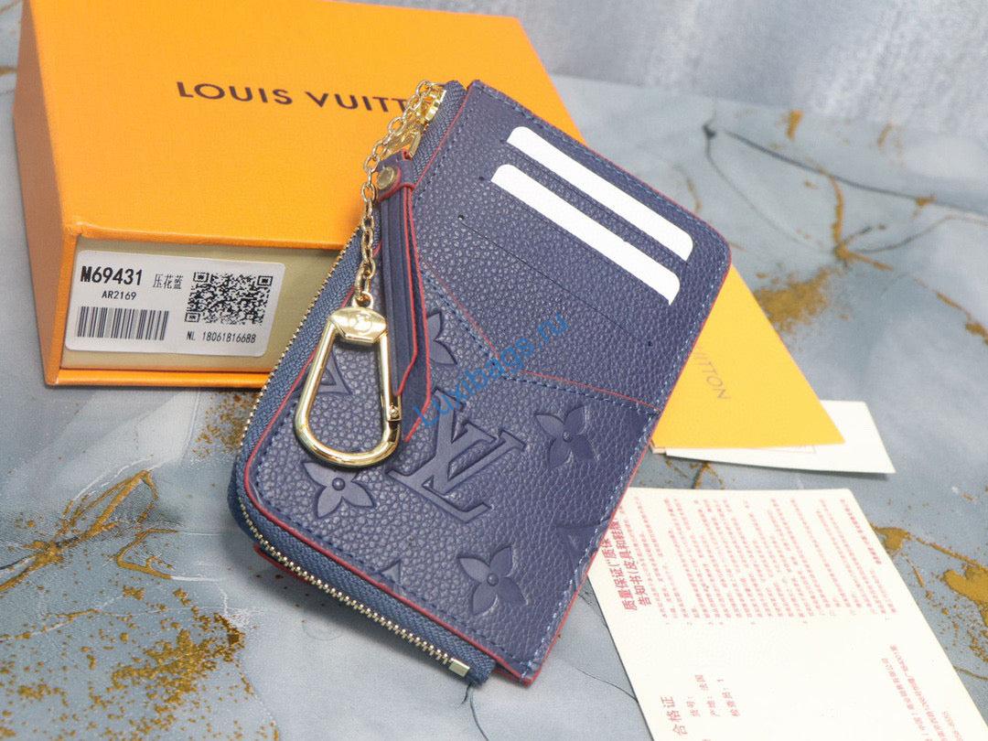 Louis Vuitton LV M69420 Card Holder Recto Verso Monogram Navy Blue | louis vuitton lv m69420 card holder recto verso monogram navy blue 08