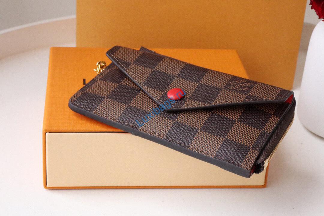 Louis Vuitton LV M69431 Card Holder Recto Verso Coffee Red | louis vuitton lv m69431 card holder recto verso 12