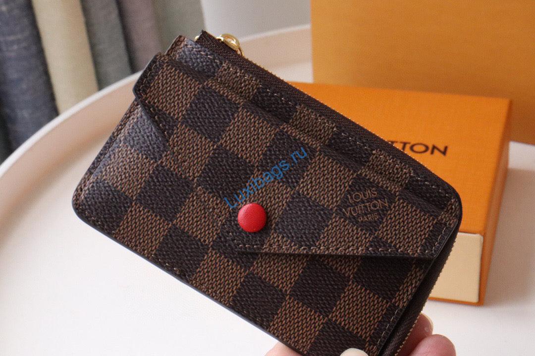 Louis Vuitton LV M69431 Card Holder Recto Verso Coffee Red | louis vuitton lv m69431 card holder recto verso 13