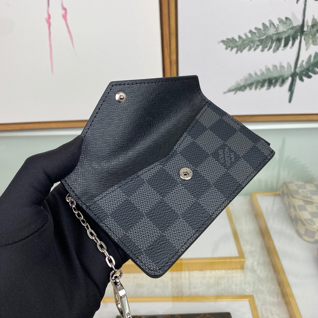 Louis Vuitton LV M69431 Card Holder Recto Verso Black | louis vuitton lv m69431 card holder recto verso black 04