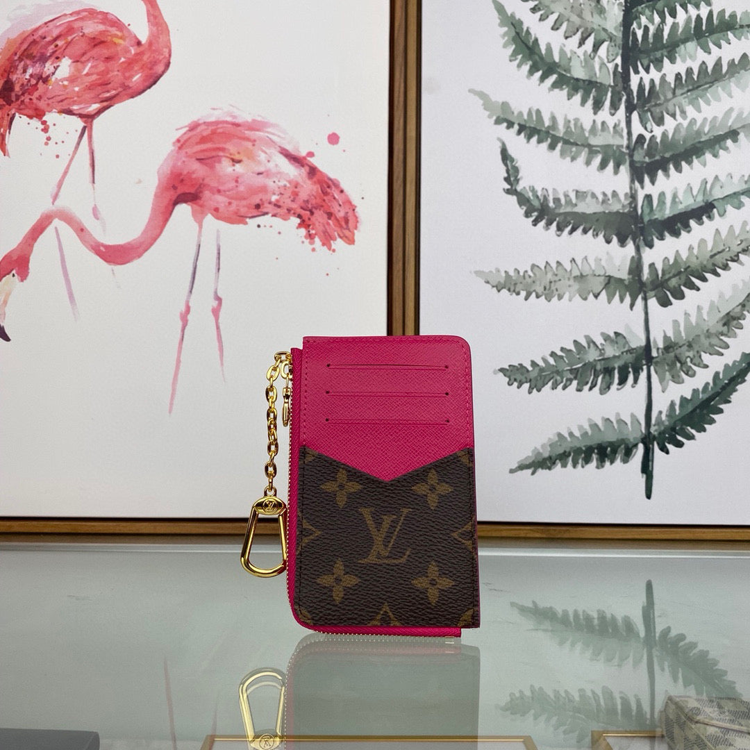 Louis Vuitton LV M69431 Card Holder Recto Verso Monogram Plum | louis vuitton lv m69431 card holder recto verso monogram 39