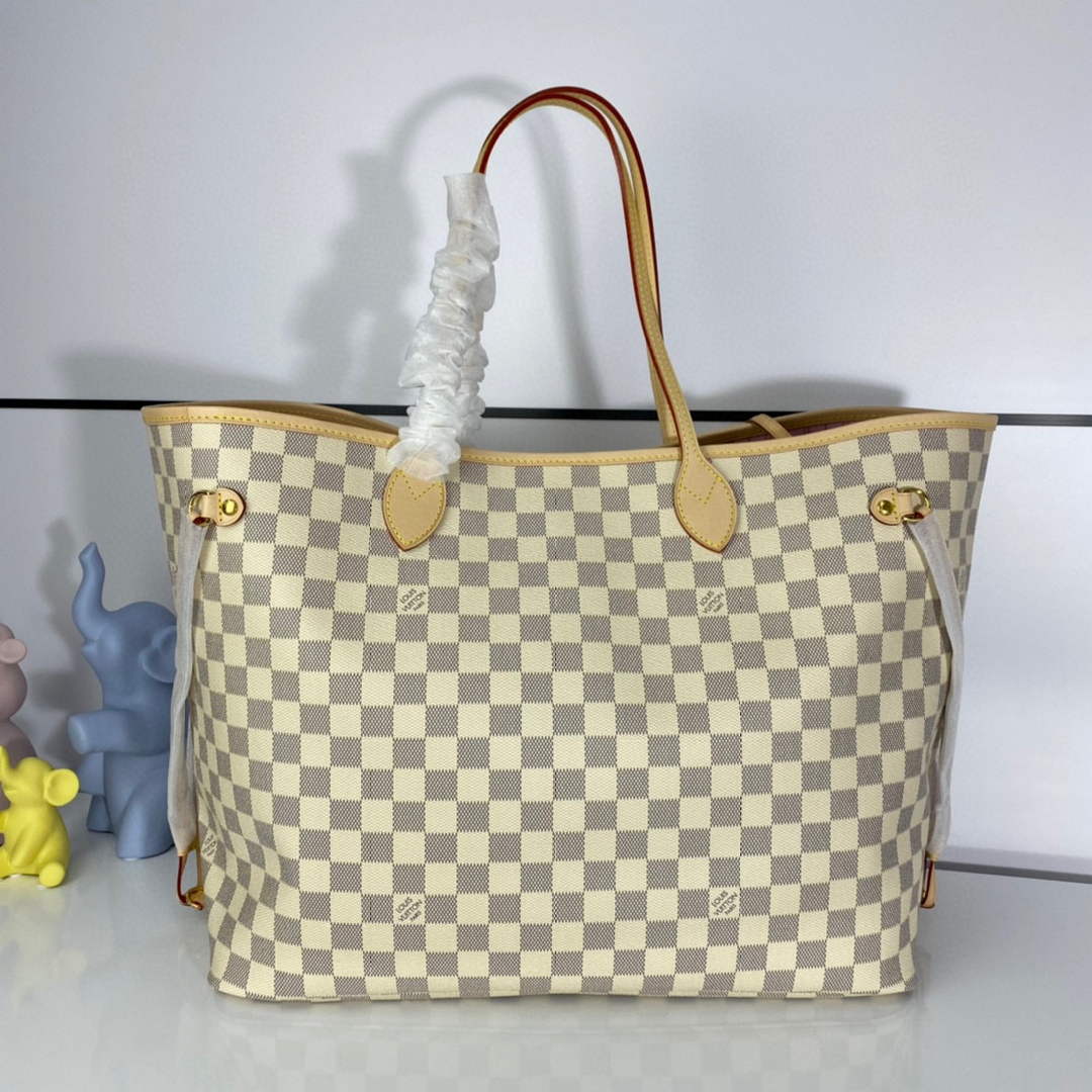 Louis Vuitton LV N41604 Neverfull GM Damier Azur coated canvas | louis vuitton lv n41604 neverfull gm damier azur coated canvas 02