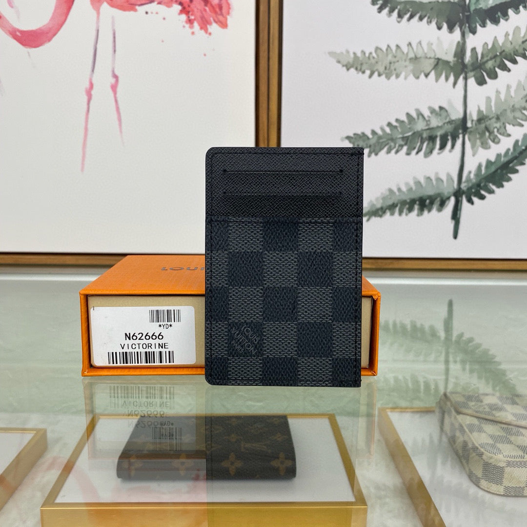 Louis Vuitton LV N62666 Neo Porte Cartes Wallets Black | louis vuitton lv n62666 neo porte cartes wallets black 01