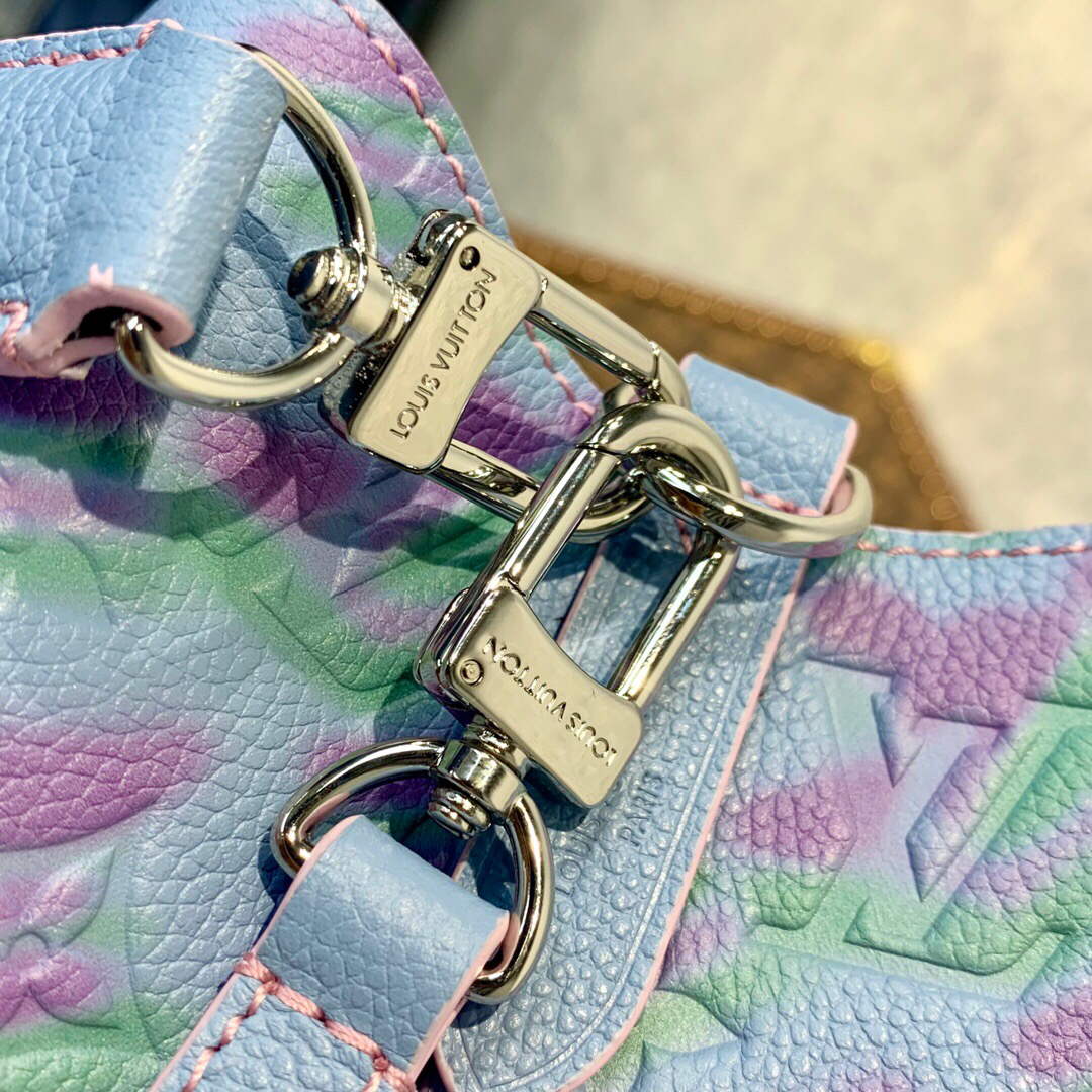 LV M46174 Louis Vuitton NÉONOÉ BB Bucket Bag Blue | lv m46174 louis vuitton neonoe bb bucket bag blue 009