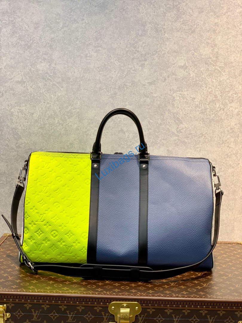 LV M59922 Louis Vuitton Keepall 50B Travel Bag Yellow | lv m59922 louis vuitton keepall 50b travel bag yellow 003