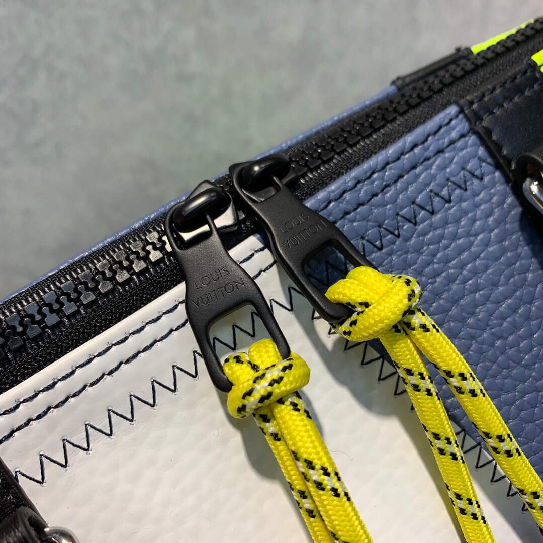 LV M59922 Louis Vuitton Keepall 50B Travel Bag Yellow | lv m59922 louis vuitton keepall 50b travel bag yellow 006