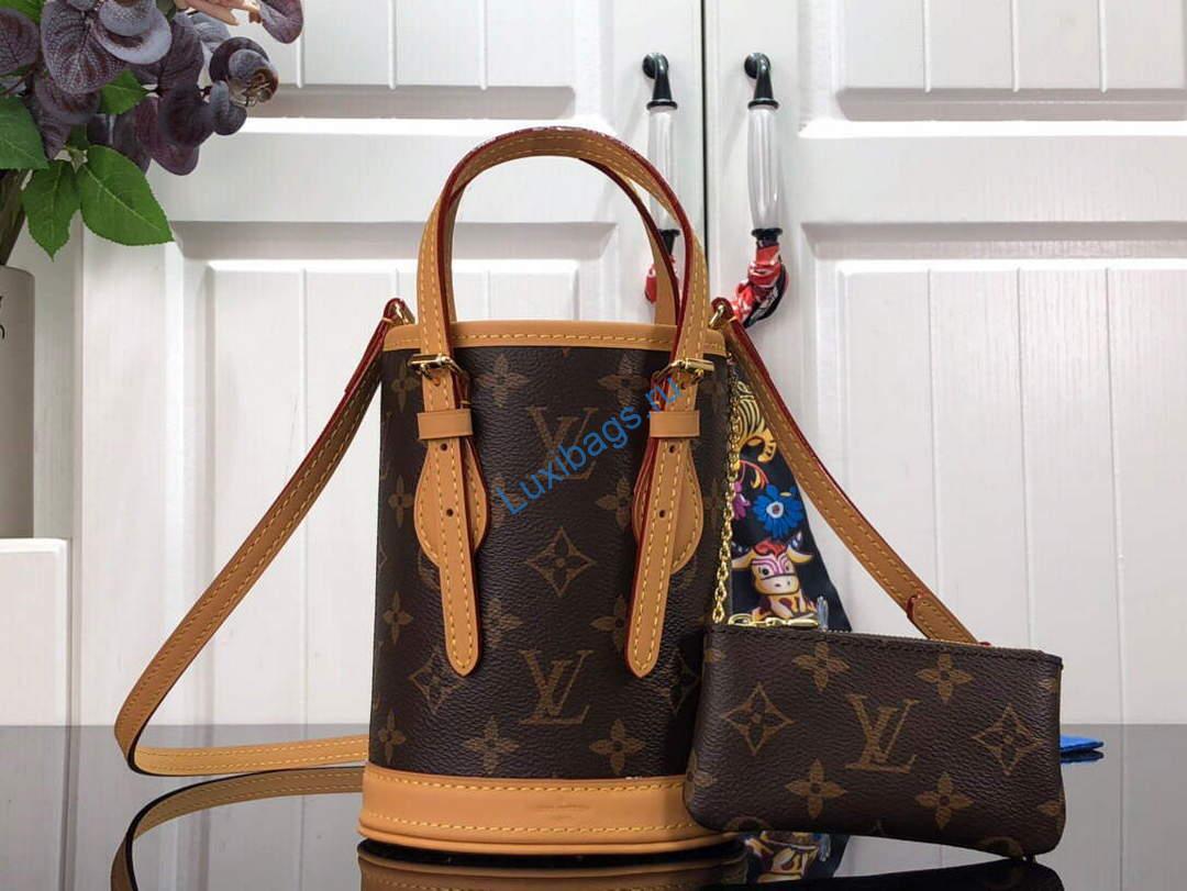 LV M81489 Louis Vuitton Nano Bucket Bag Yellow | lv m81489 louis vuitton nano bucket bag 004