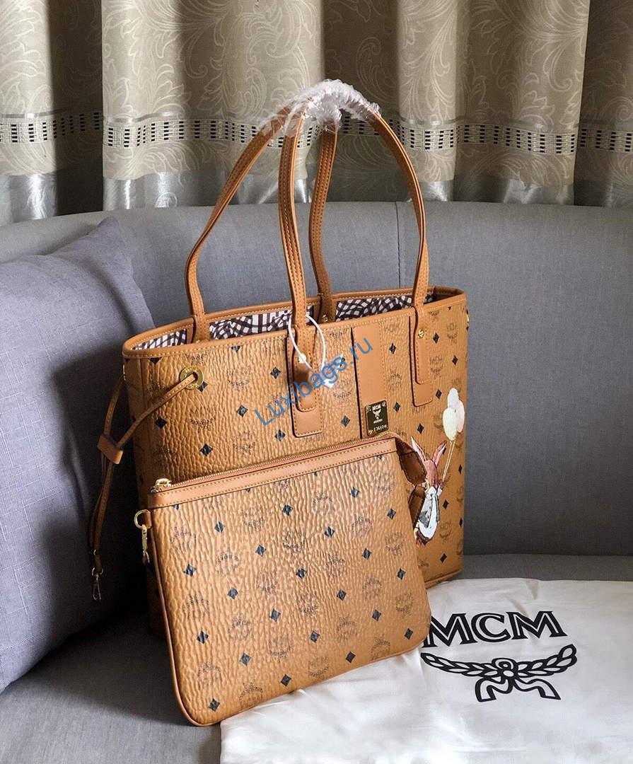 MCM MWPCSVI01CO001 Medium Reversible Liz Shopper in Visetos | mcm mwpcsvi01co001 reversible liz shopper in visetos 004