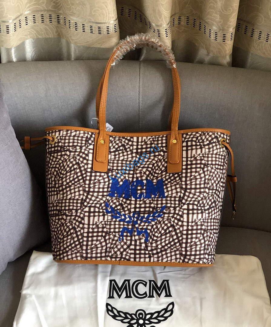 MCM MWPCSVI01CO001 Medium Reversible Liz Shopper in Visetos | mcm mwpcsvi01co001 reversible liz shopper in visetos 006