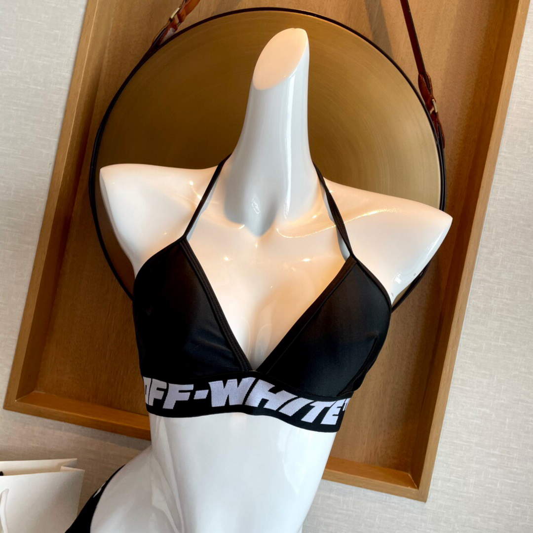Off-White Logo Band Bikini 17588241 | off white logo band bikini 17588241 003