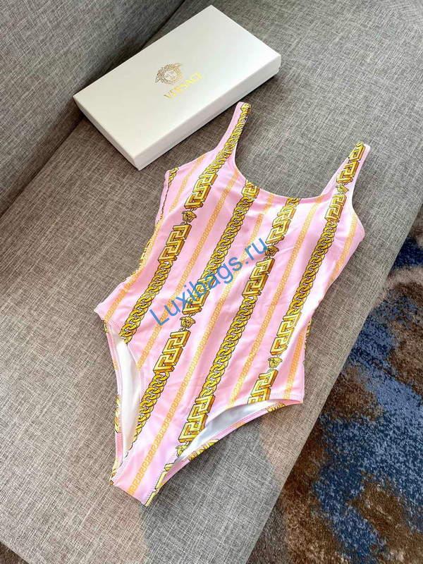 Versace Chain Pinstripe One-Piece Swimsuit 1001408 | versace chain pinstripe one piece swimsuit 1001408 009