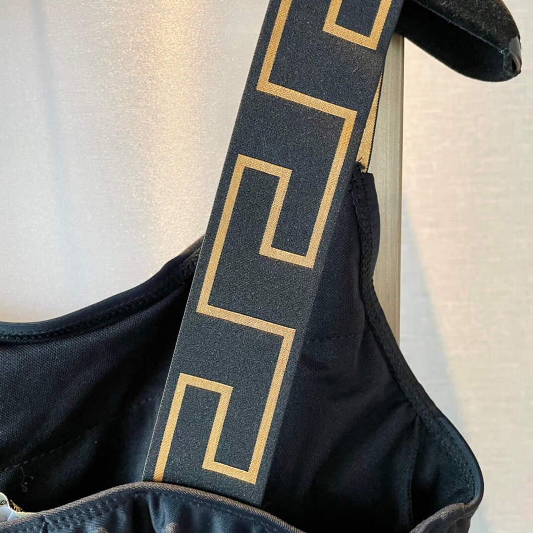 Versace Greca Border One-Piece Swimsuit ABD01098 | versace greca border one piece swimsuit abd01098 008