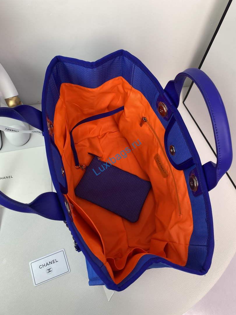 Chanel A66941 Large Shopping Bag A93786 Clothing Blue | chanel a66941 large shopping bag a93786 clothing blue 8