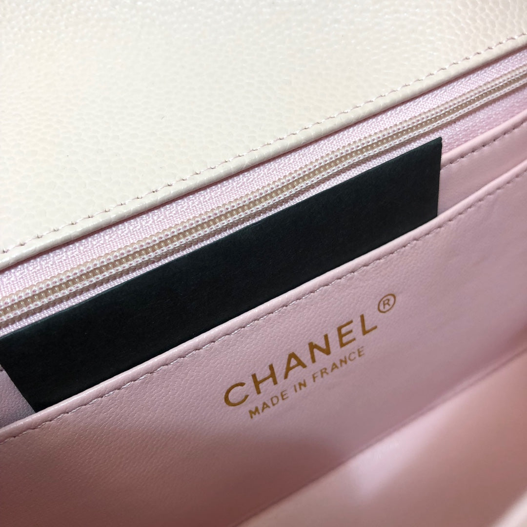 Chanel A69900 Mini Flap Bag Grained Calfskin Pink Gold | chanel a69900 mini flap bag grained calfskin pink 009