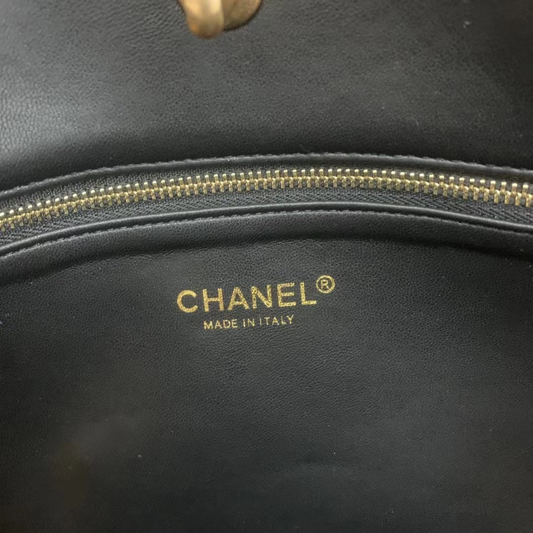 Chanel AS3128 Maxi Shopping Bag Calfskin In Black | chanel as3128 maxi shopping bag calfskin in black 8