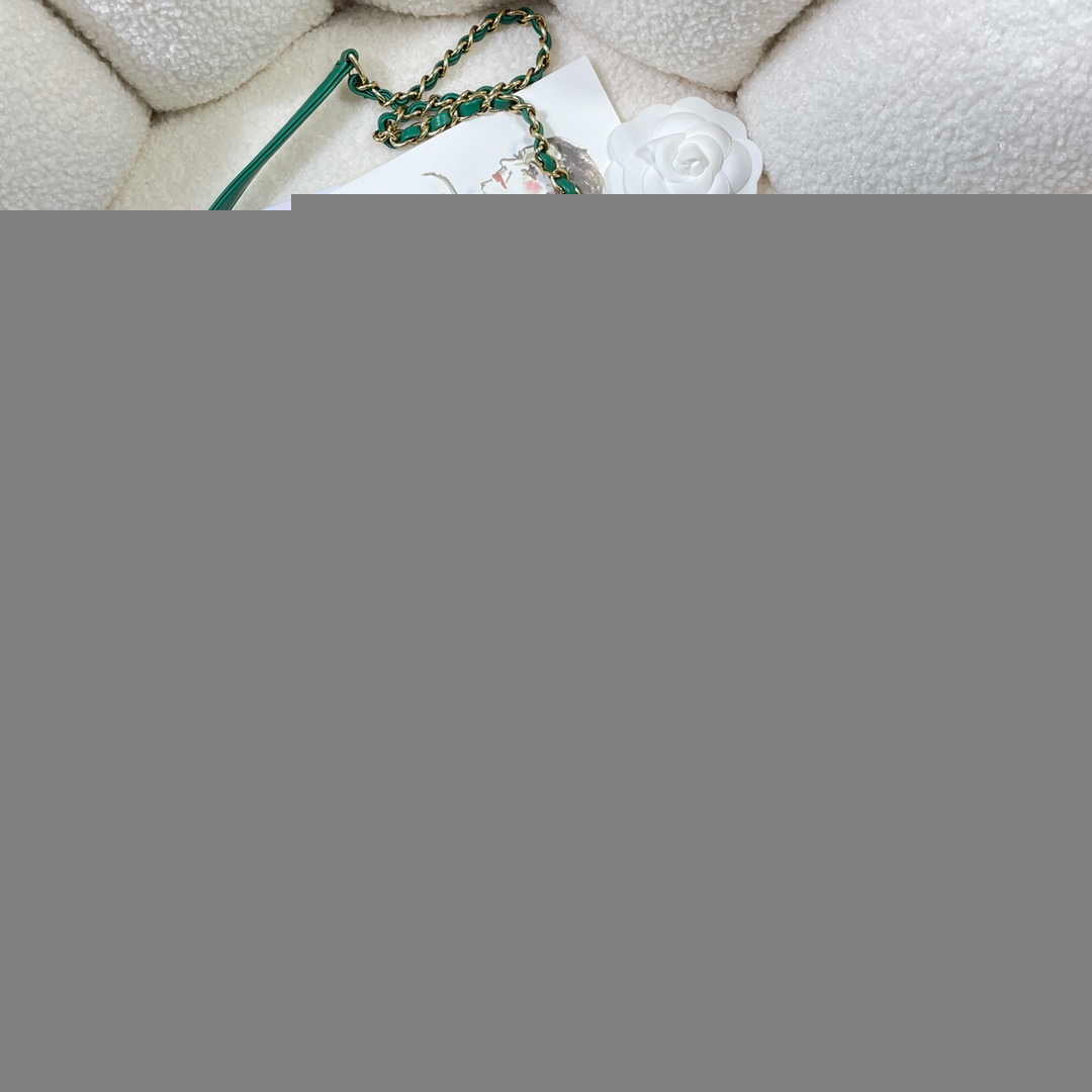 Chanel AS3367 Large Flap Bag 23cm Lambskin Green | chanel as3367 large flap bag 23cm lambskin 023