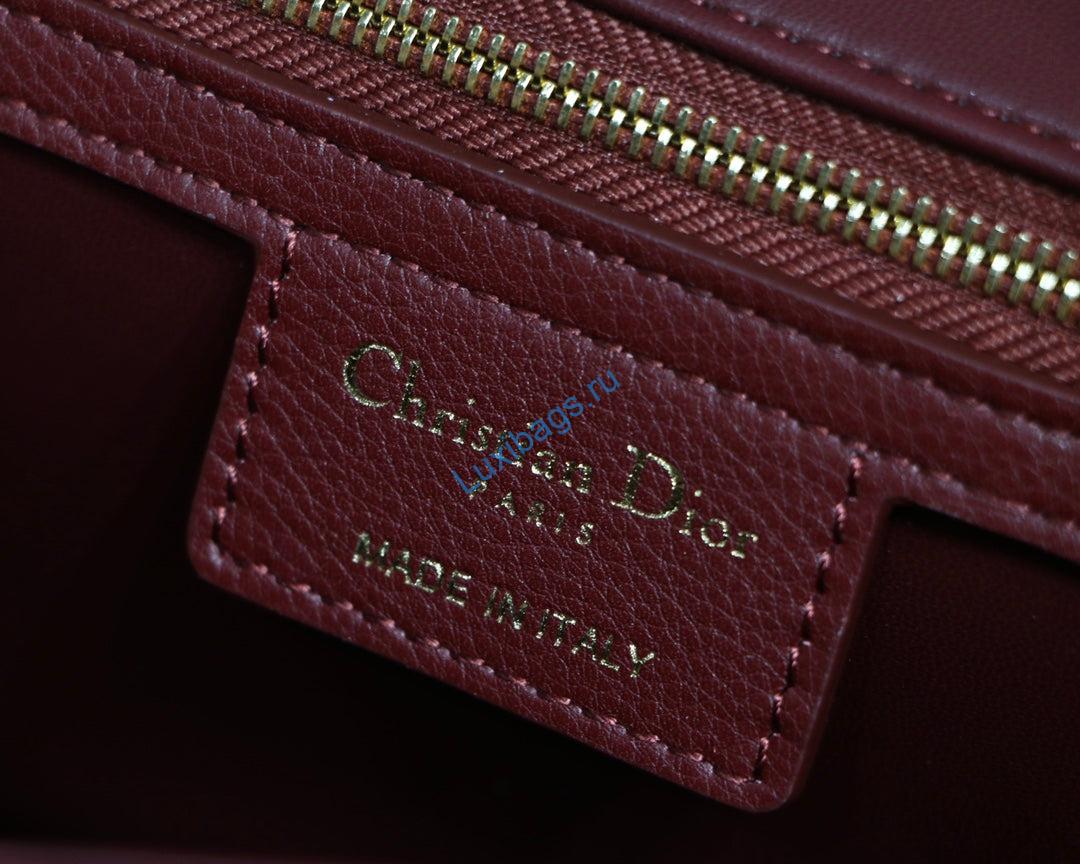 Dior M9243 Large Caro Bag Calfskin Red | dior large caro bag m9243 calfskin red 9