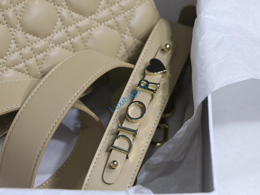 Dior Small Lady My ABCDior Bag Lambskin M0538 Apricot | dior m0538 small lady my abcdior bag lambskin apricot 3