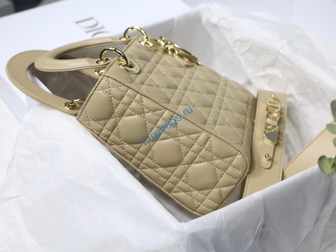 Dior Small Lady My ABCDior Bag Lambskin M0538 Apricot | dior m0538 small lady my abcdior bag lambskin apricot 7
